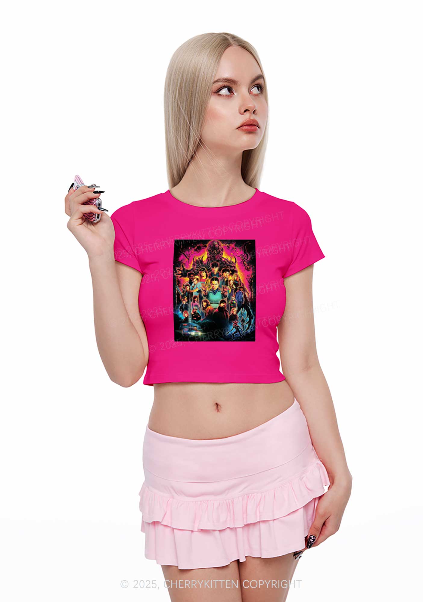 Young Adventure Y2K Baby Tee Cherrykitten