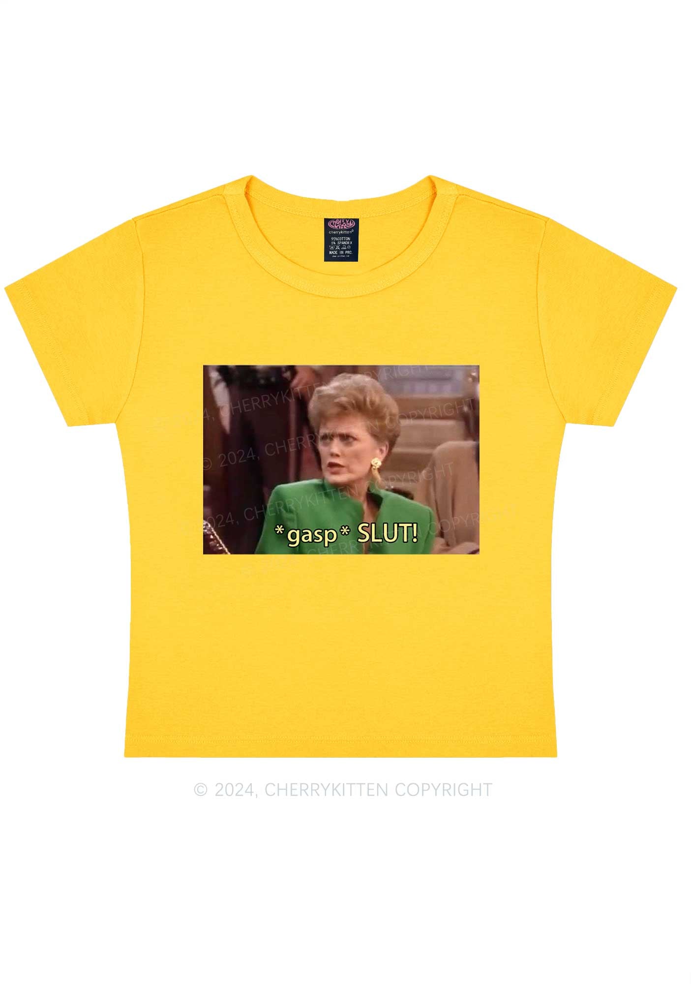 Gasp Slxt Y2K Baby Tee Cherrykitten