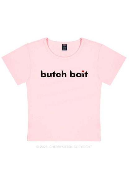 Butch Bait Heart Y2K Baby Tee Cherrykitten