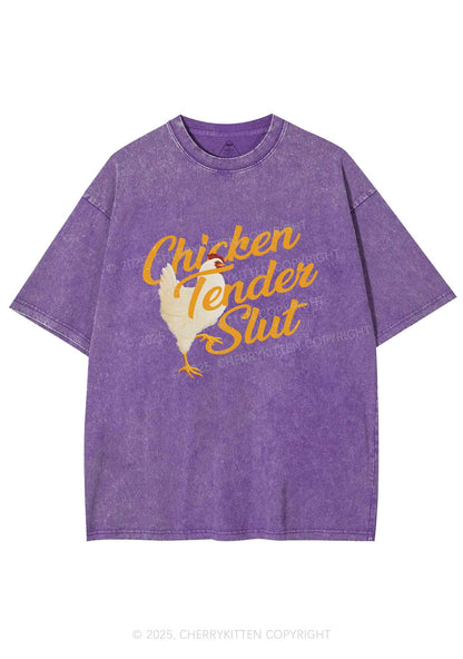 Chicken Tender Slxt Y2K Shirts Washed Tee Cherrykitten