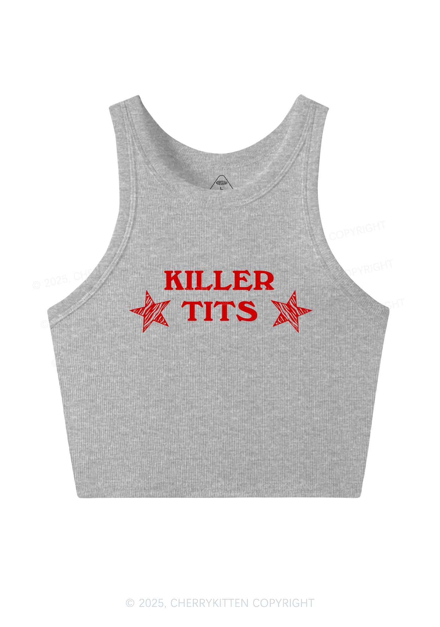 Killer Txts Y2K Crop Tank Top Cherrykitten