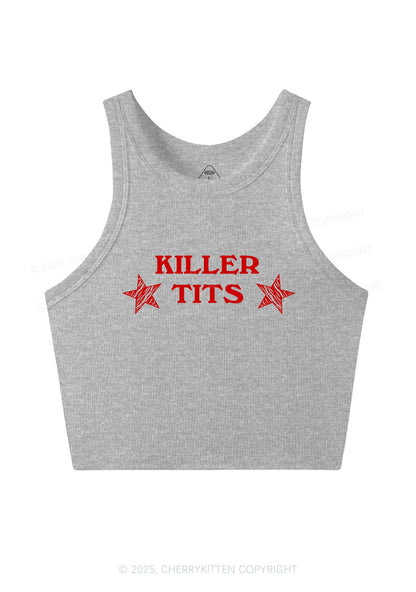 Killer Txts Y2K Crop Tank Top Cherrykitten
