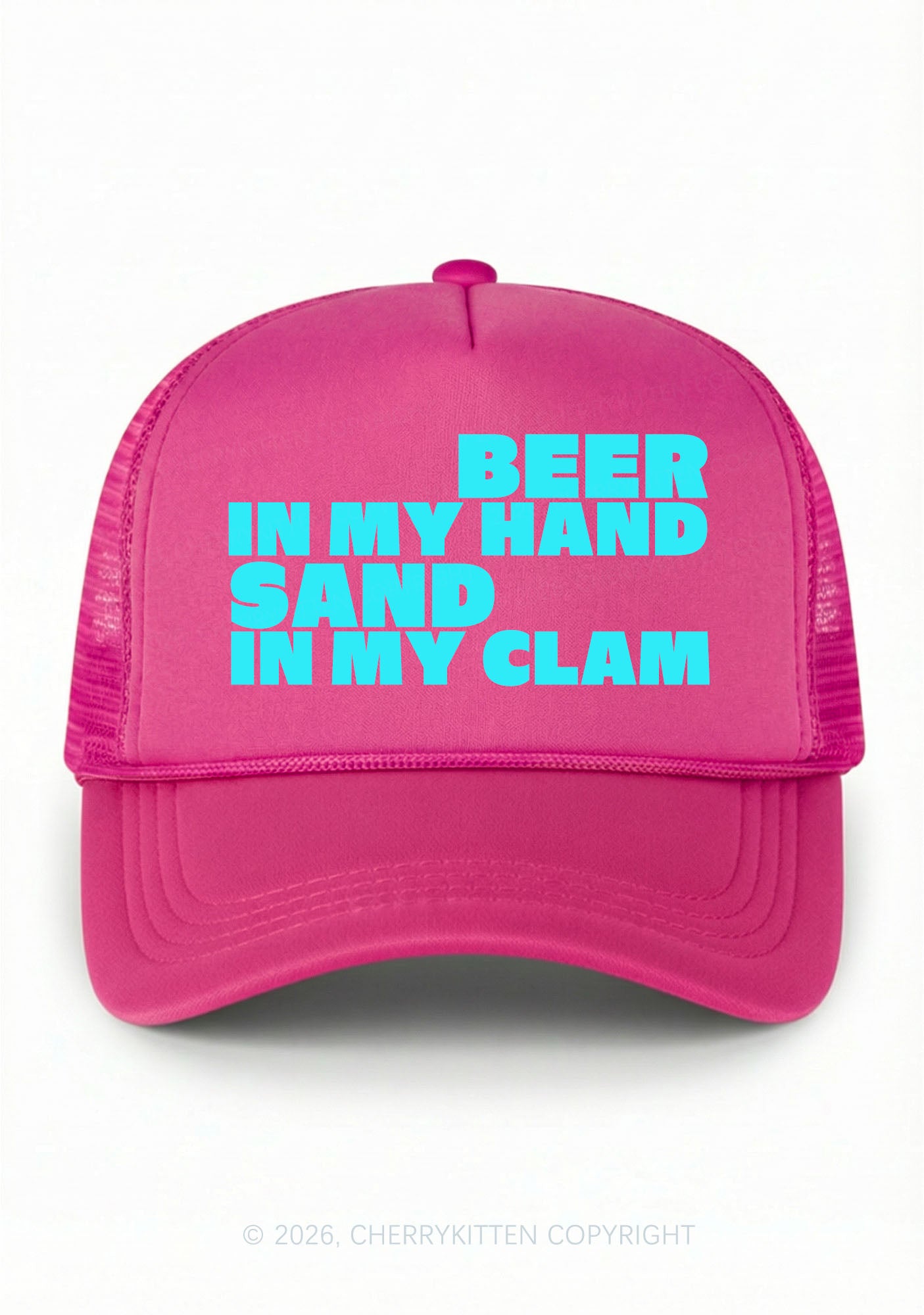 Beer In My Hand Y2K Trucker Hat Cherrykitten
