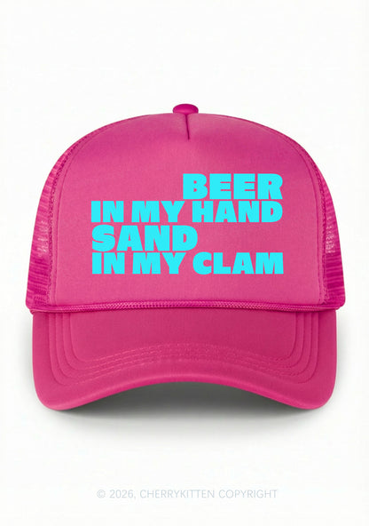 Beer In My Hand Y2K Trucker Hat Cherrykitten