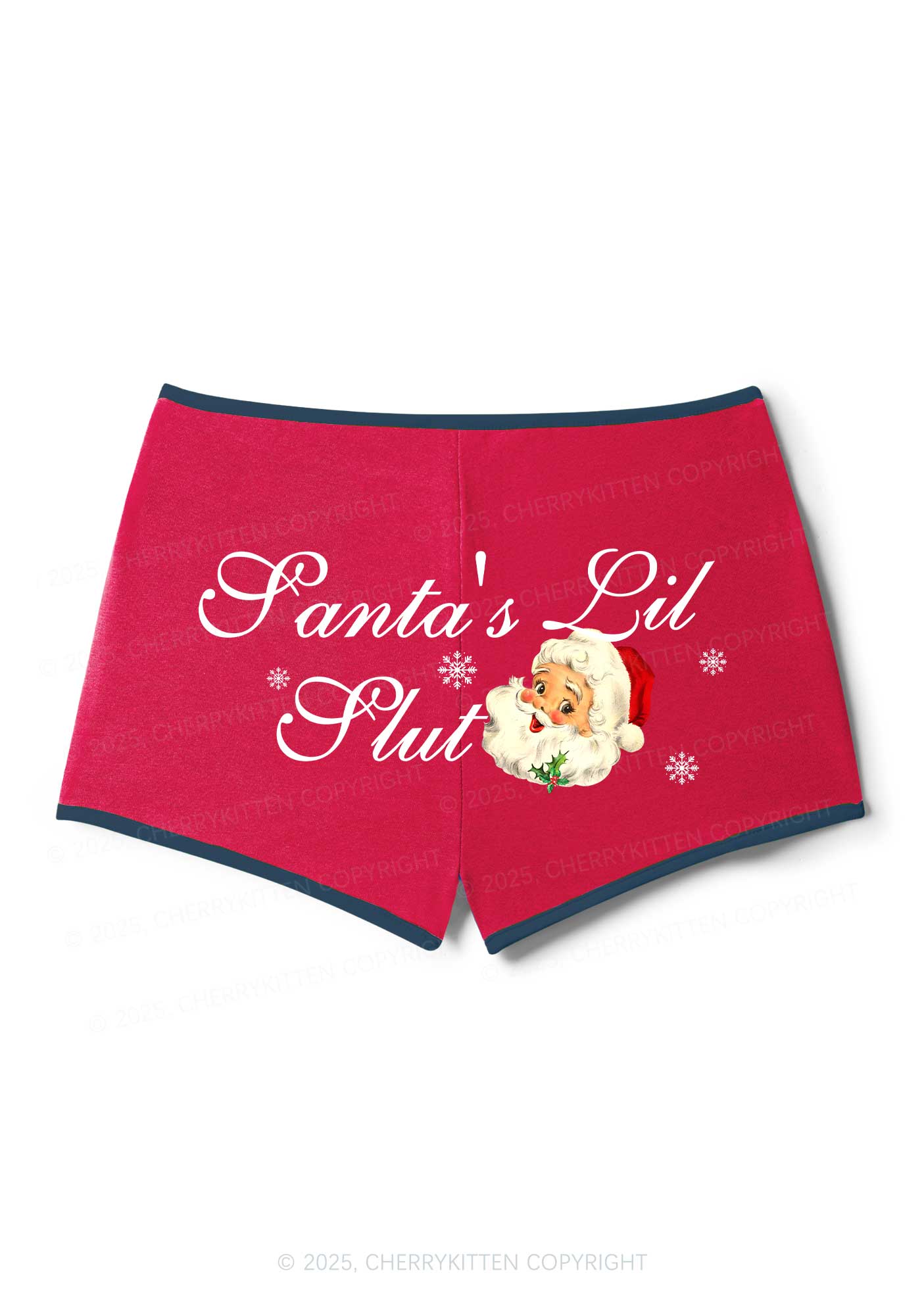Santas Lil Slxt Christmas Y2K Booty Shorts Cherrykitten