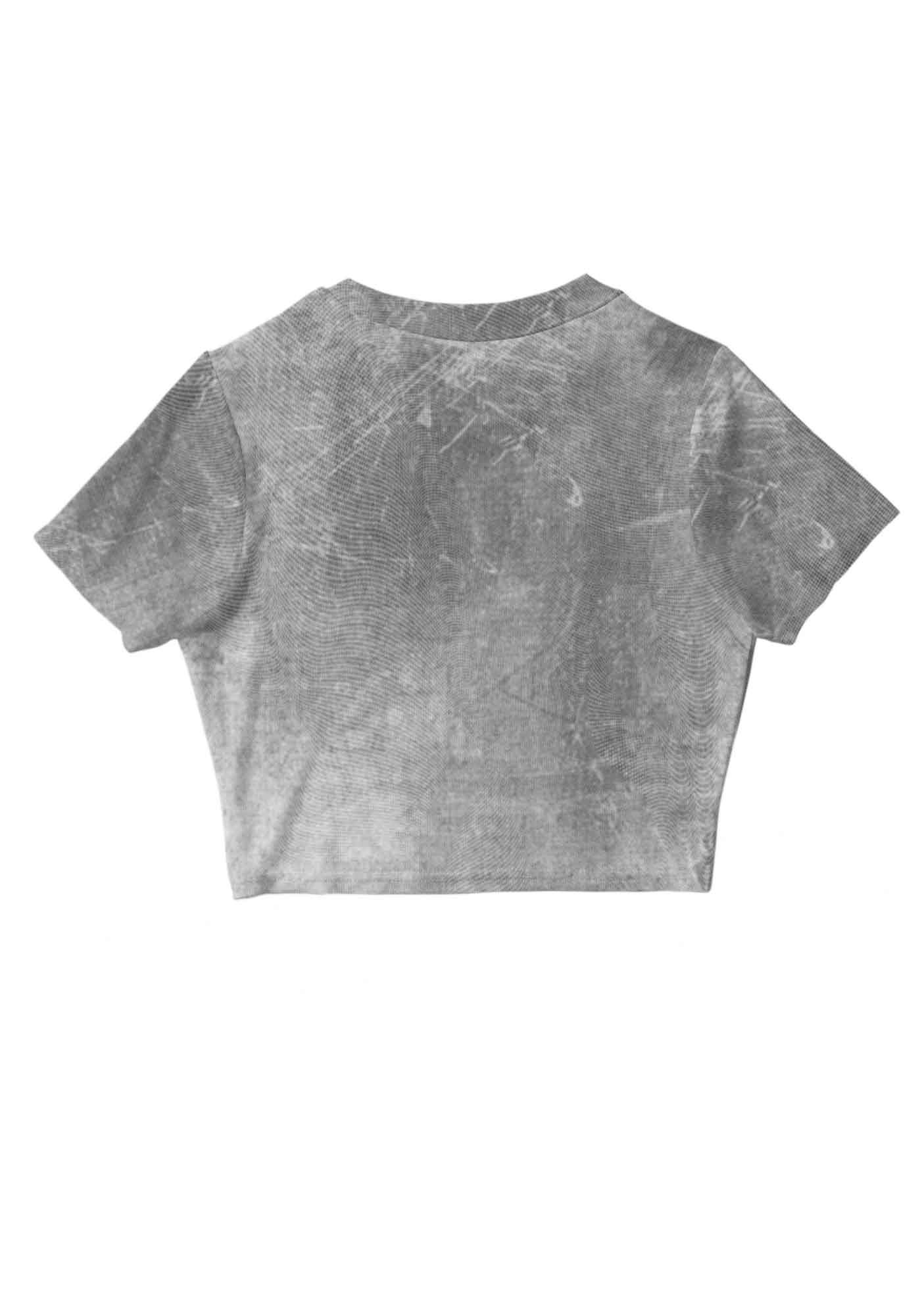 Vintage Cowgirl Y2K Mesh Crop Top Cherrykitten