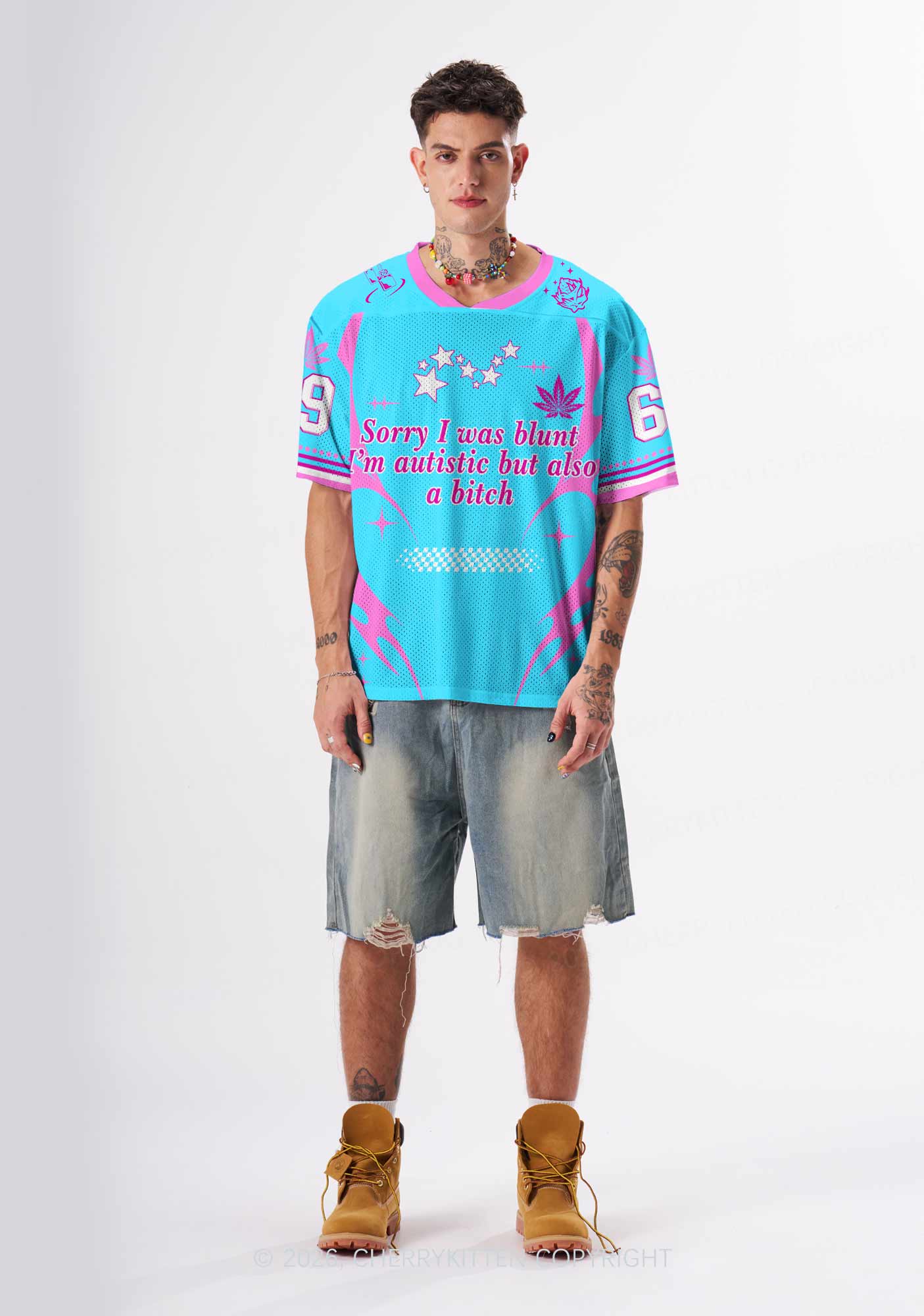 Sorry I Was Blunt Y2K Sport Jersey Shirts Cherrykitten