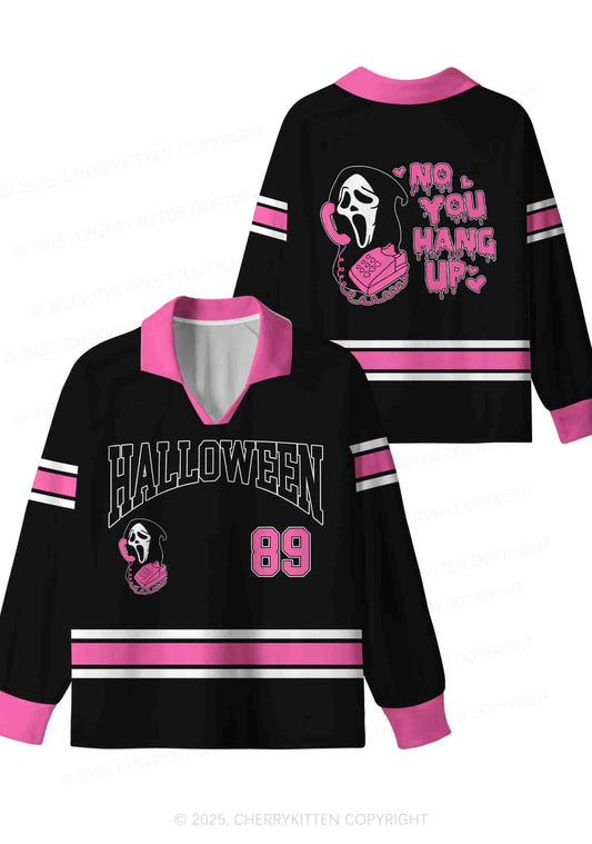 Halloween Custom Horror Call Y2K Sport Long Sleeve Jersey Shirts Cherrykitten