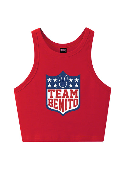 Team Bunny Y2K Crop Tank Top Cherrykitten
