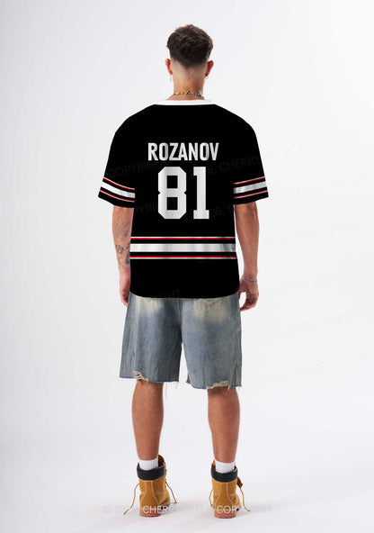 Blue Gaze HR Y2K Sport Jersey Shirts Cherrykitten