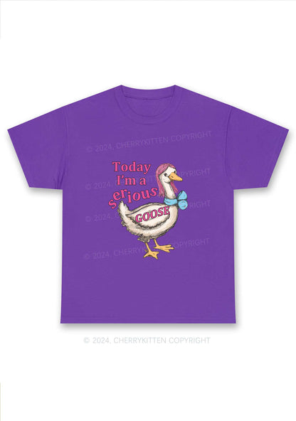 Serious Goose Y2K Chunky Shirt Cherrykitten