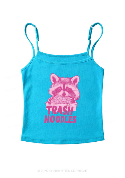 Raccoon Trash Noodles Y2K Spaghetti Strap Cami Cherrykitten