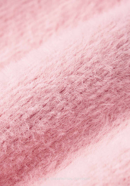 Rhinestone Serving Cxxt Y2K Fluffy Shorts Cherrykitten