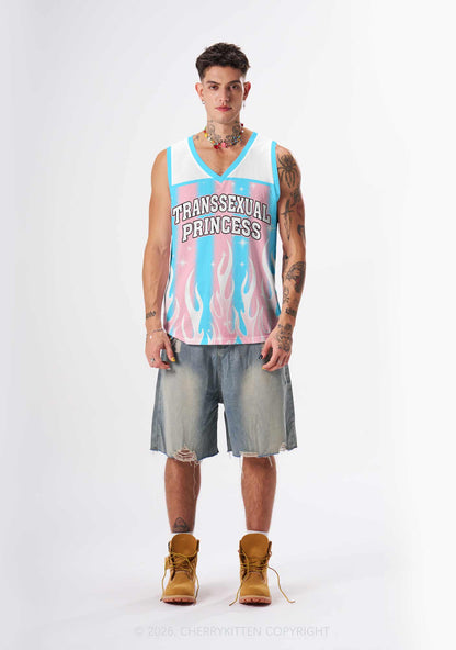Transsexual Princess Pride Y2K Sport Jersey Tank Cherrykitten