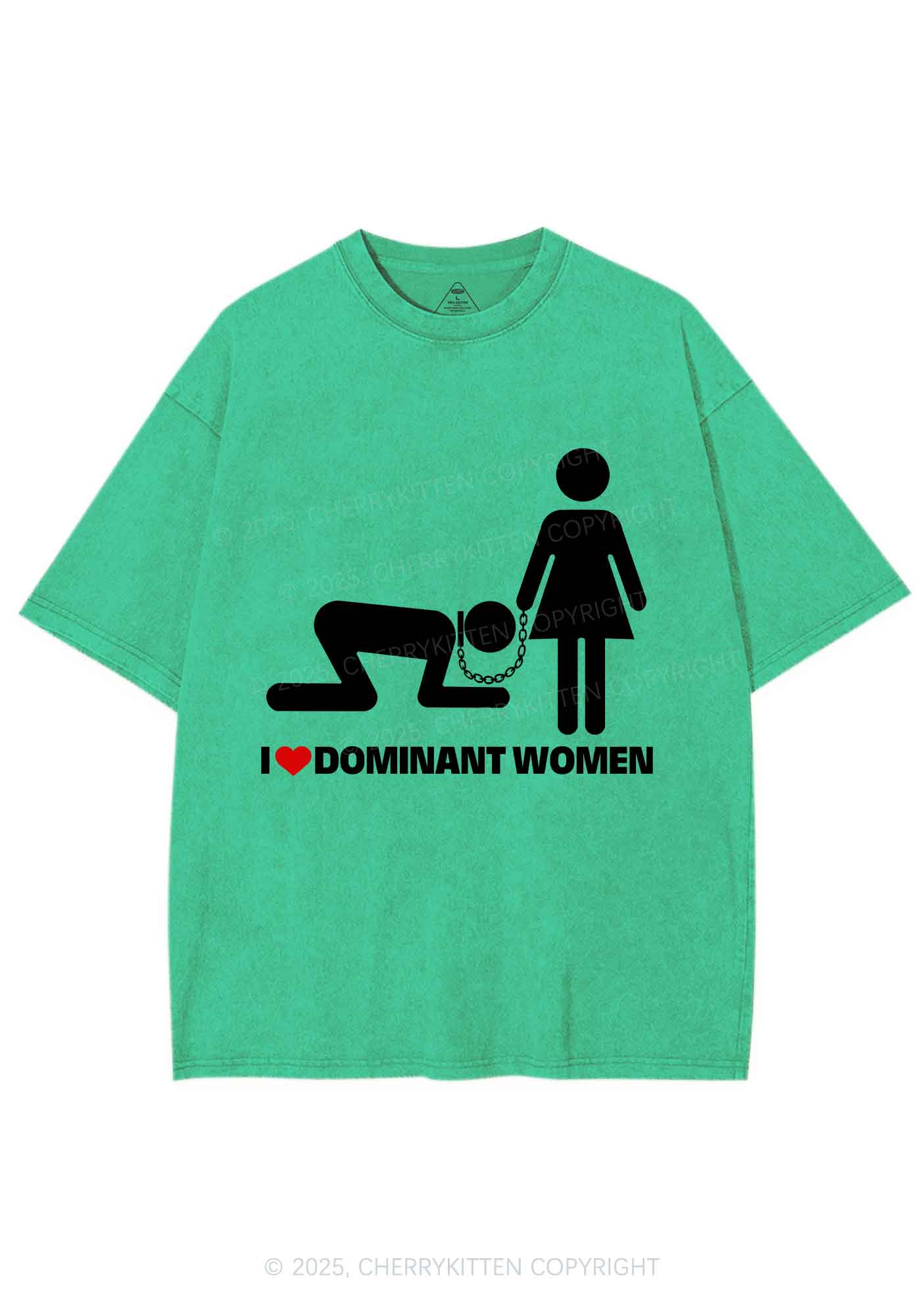 Love D Women Pride Y2K Shirts Washed Tee Cherrykitten