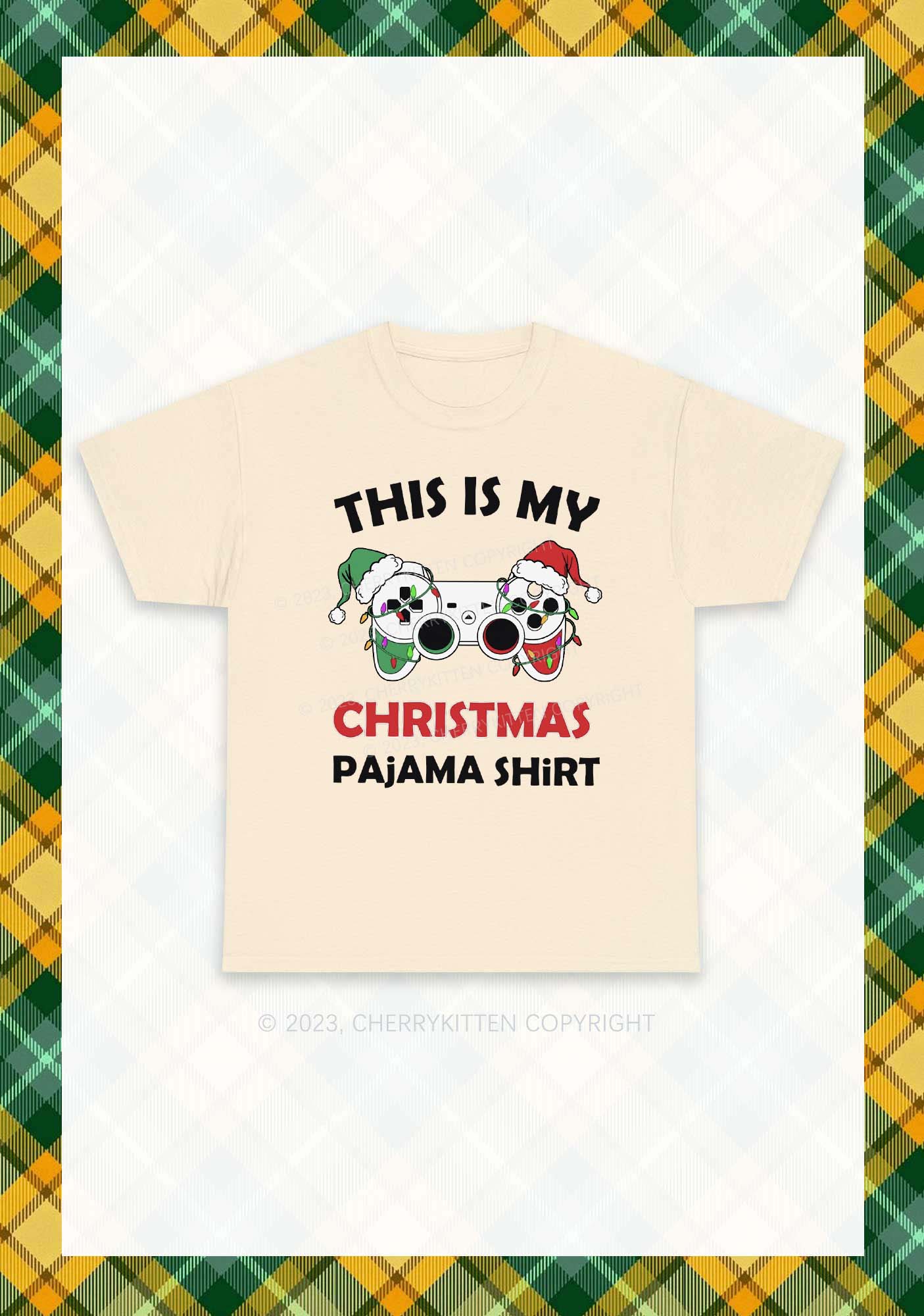This Is My Christmas Pajama Shirt Chunky Shirt Cherrykitten