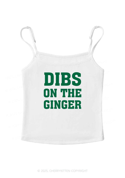 Dibs On The Ginger St Patricks Y2K Spaghetti Strap Cami Cherrykitten