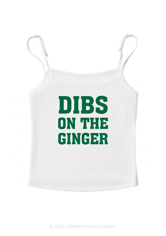 Dibs On The Ginger St Patricks Y2K Spaghetti Strap Cami Cherrykitten
