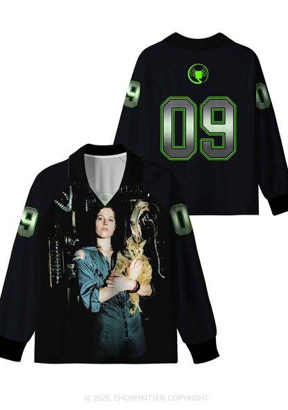 Custom Kitten And Girl Y2K Long Sleeve Sport Jersey Shirts Cherrykitten