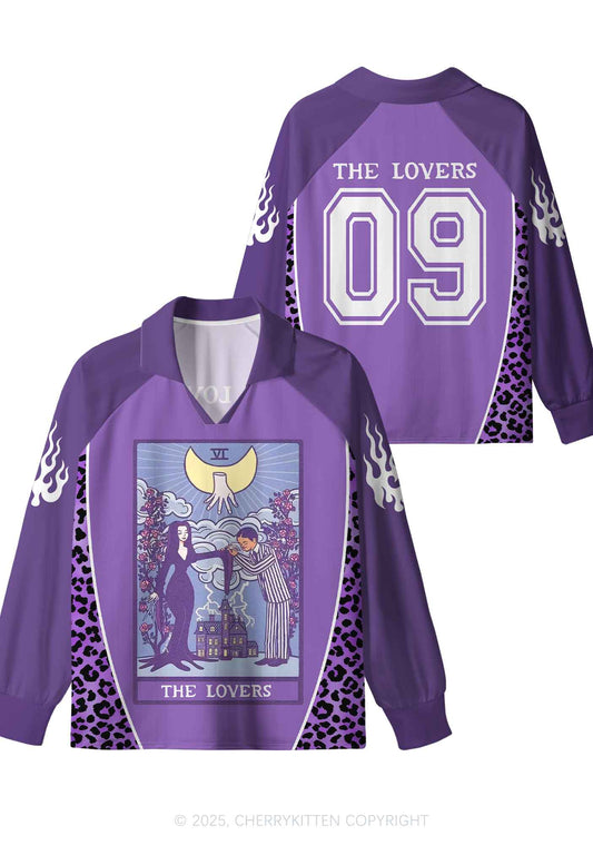 Custom Halloween The Lovers Y2K Long Sleeve Sport Jersey Shirts Cherrykitten