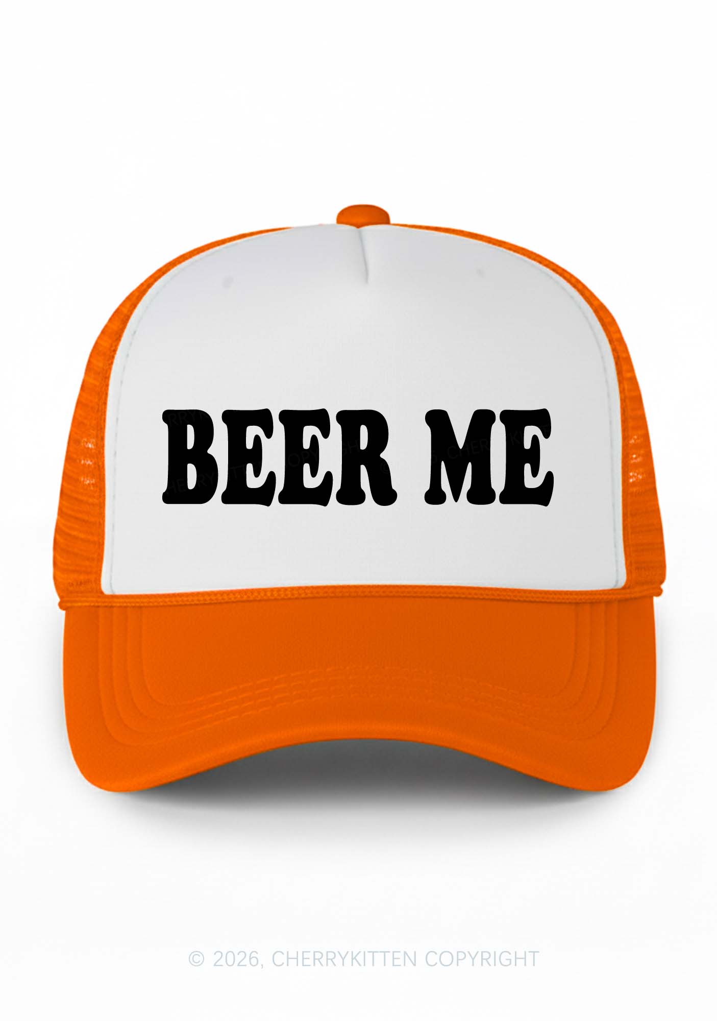 Beer Me Y2K Colorblock Trucker Hat Cherrykitten