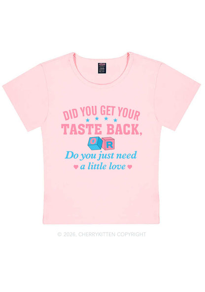 Get Your Taste Back Y2K Baby Tee Cherrykitten