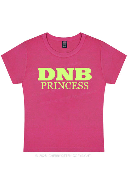 DNB Princess Y2K Baby Tee Cherrykitten