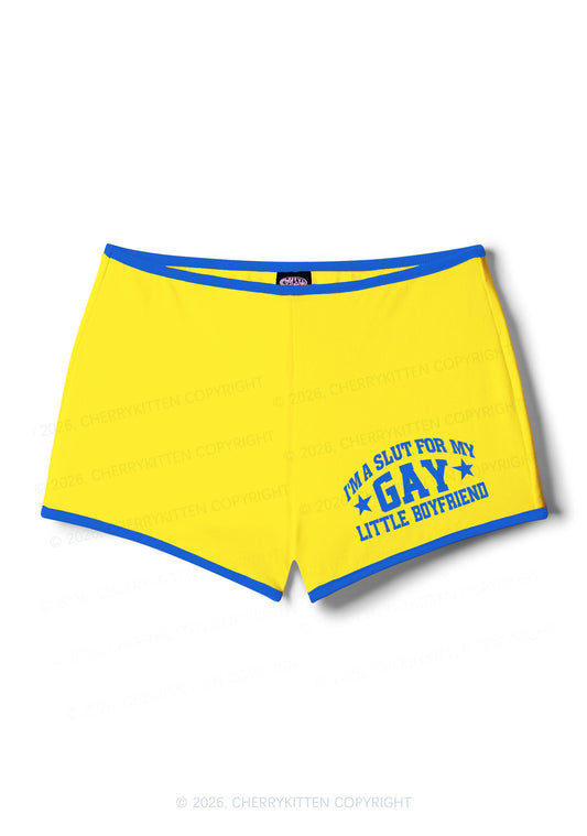 Im A Slxt For My Gay BF Pride Y2K Booty Shorts Cherrykitten