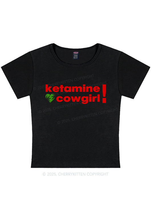 K Cowgirl Y2K Baby Tee Cherrykitten