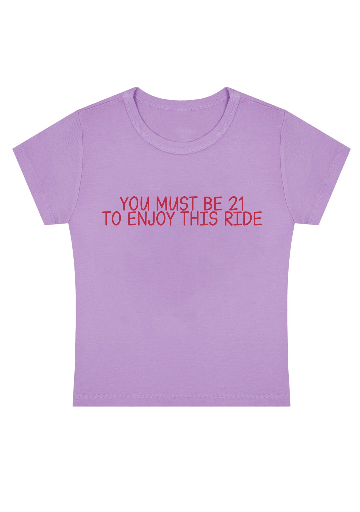 Curvy Twenty-One To Enjoy This Ride Baby Tee