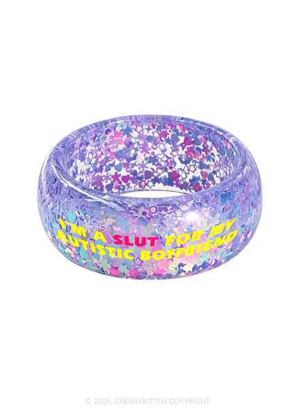 Slxt For My Autistic BF Y2K Cuff Bangle Cherrykitten