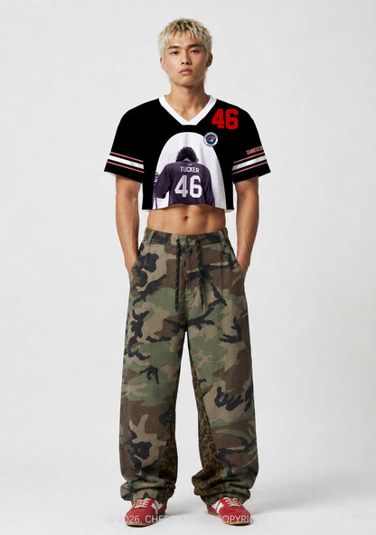 Hockey Player JT Y2K Crop Sport Jersey Shirts Cherrykitten