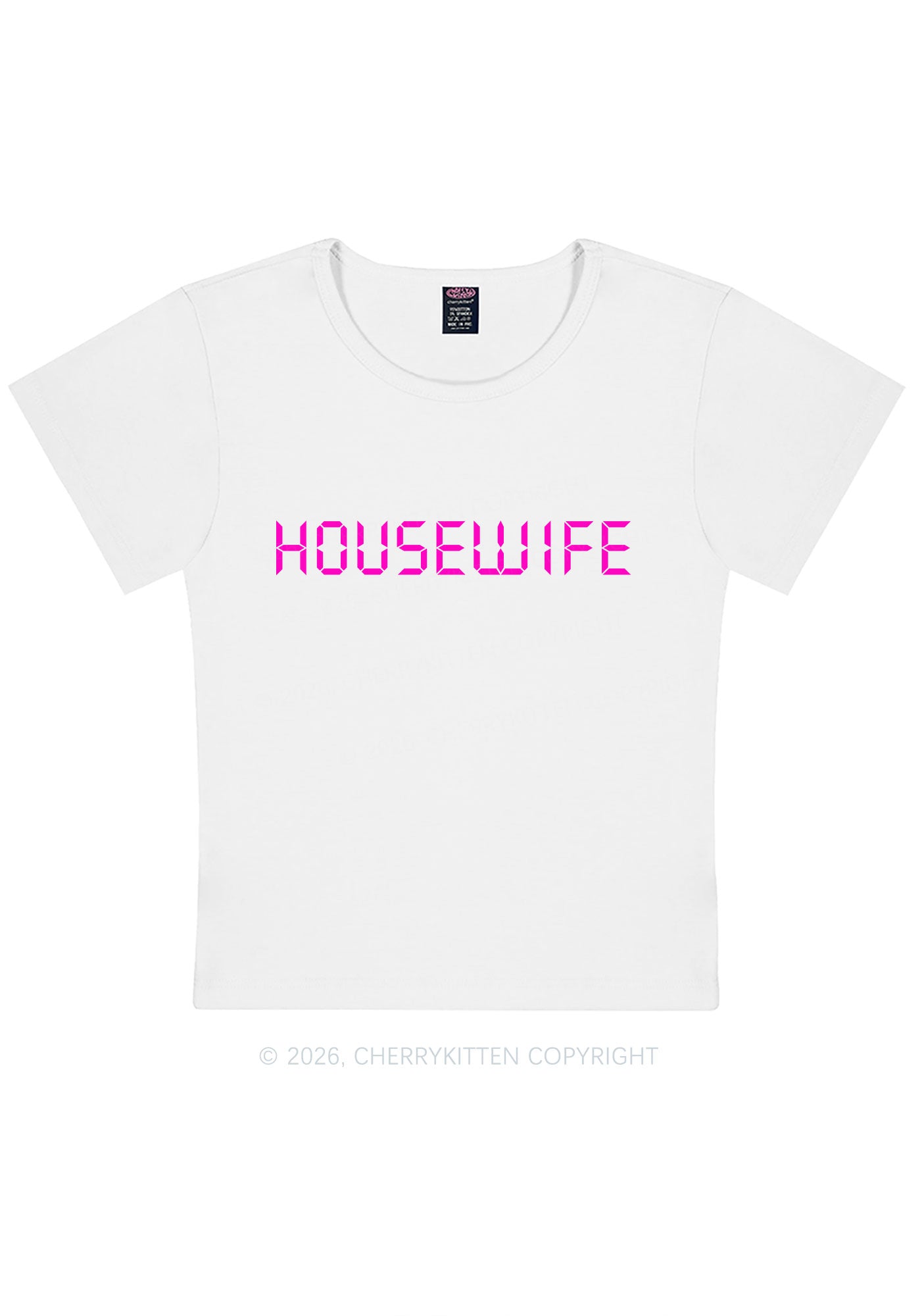 Housewife Y2K Baby Tee Cherrykitten