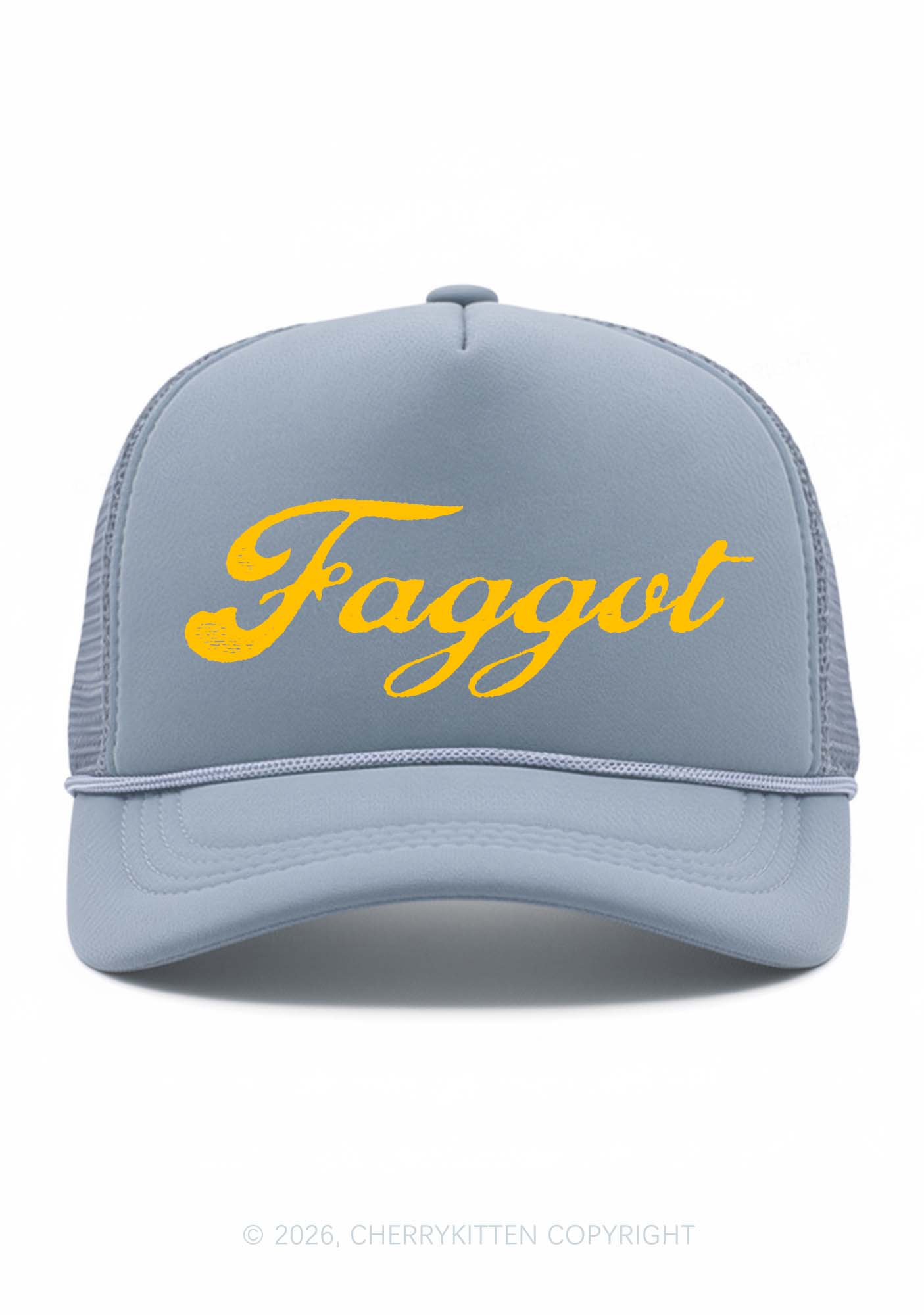Faggot Art Pride Y2K Trucker Hat Cherrykitten