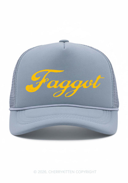 Faggot Art Pride Y2K Trucker Hat Cherrykitten