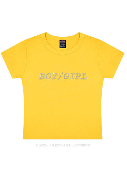 Rhinestone Boy Or Girl Pride Y2K Baby Tee Cherrykitten