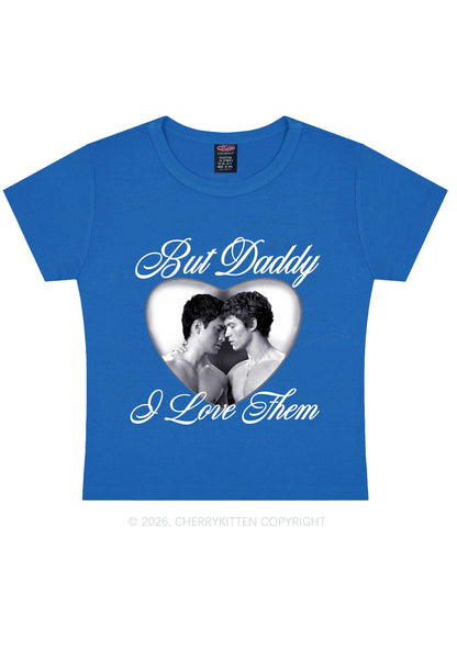 Retro But Daddy I Love Them HR Y2K Baby Tee Cherrykitten