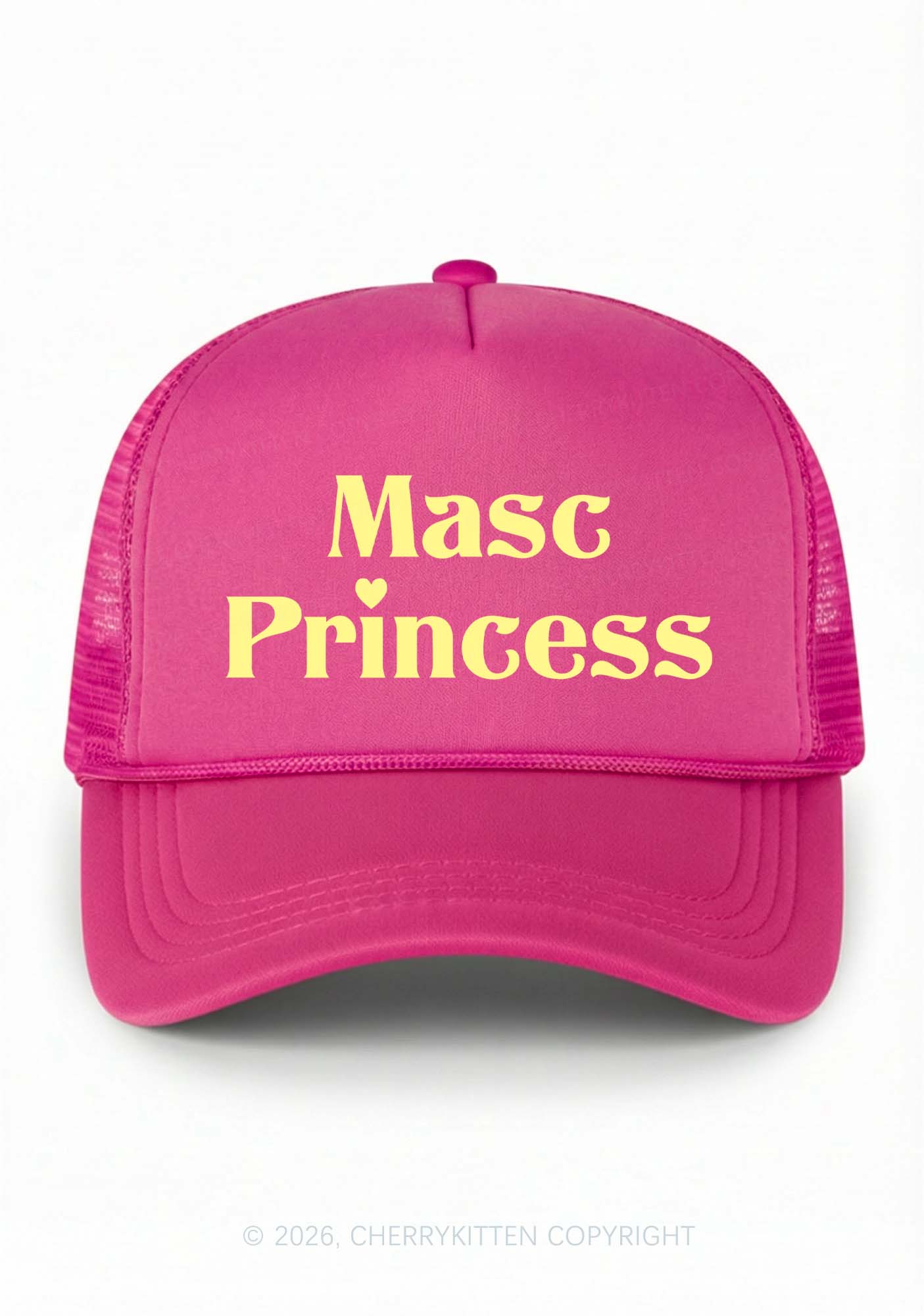 Masc Princess Pride Y2K Trucker Hat Cherrykitten