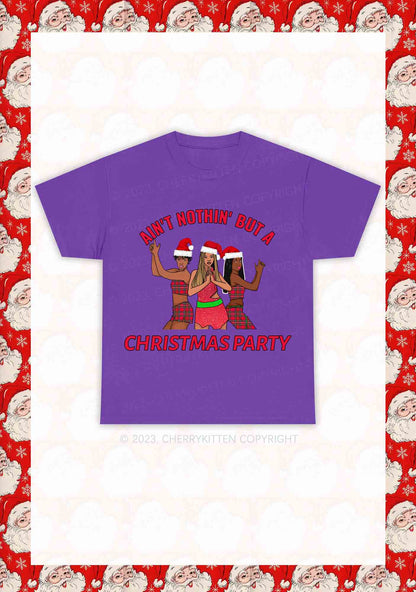 Ain't Nothin' But A Christmas Party Y2K Chunky Shirt Cherrykitten