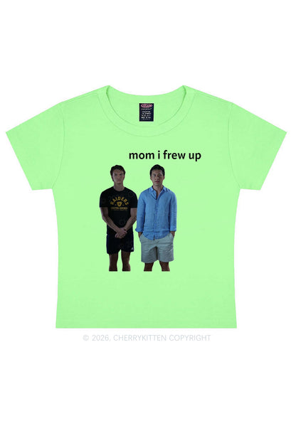 Mom I Frew Up HR Y2K Baby Tee Cherrykitten