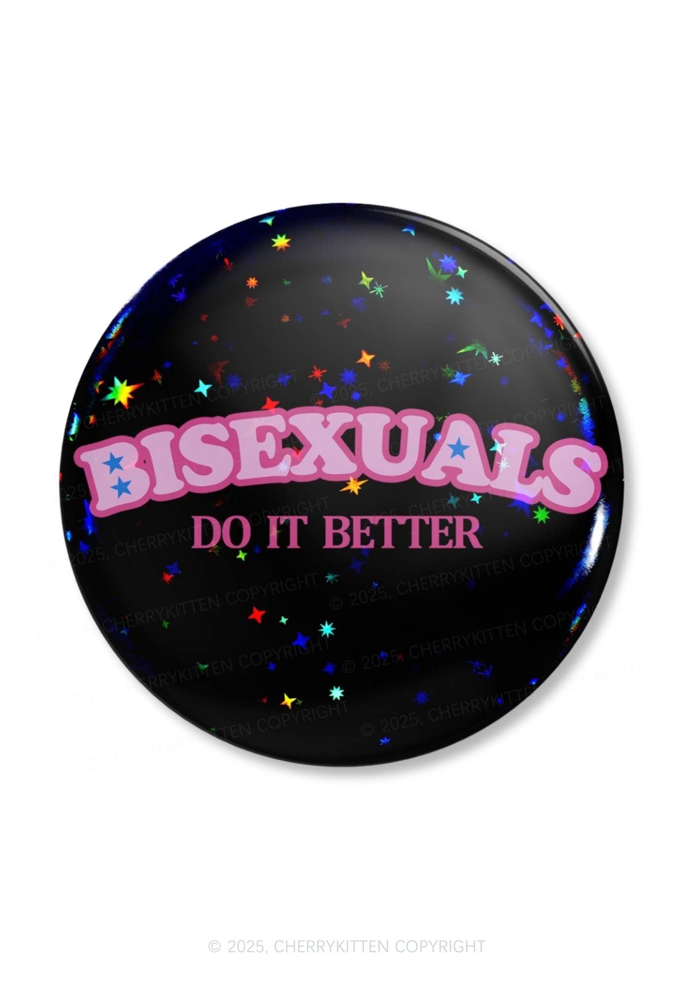 Bisexuals Do It Better Pride 1Pc Y2K Pin Badge Cherrykitten