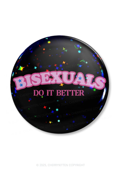 Bisexuals Do It Better Pride 1Pc Y2K Pin Badge Cherrykitten
