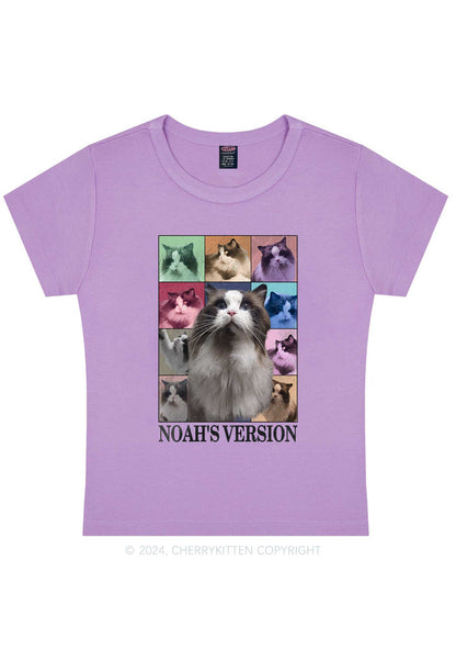 Custom Pets Version Y2K Baby Tee Cherrykitten