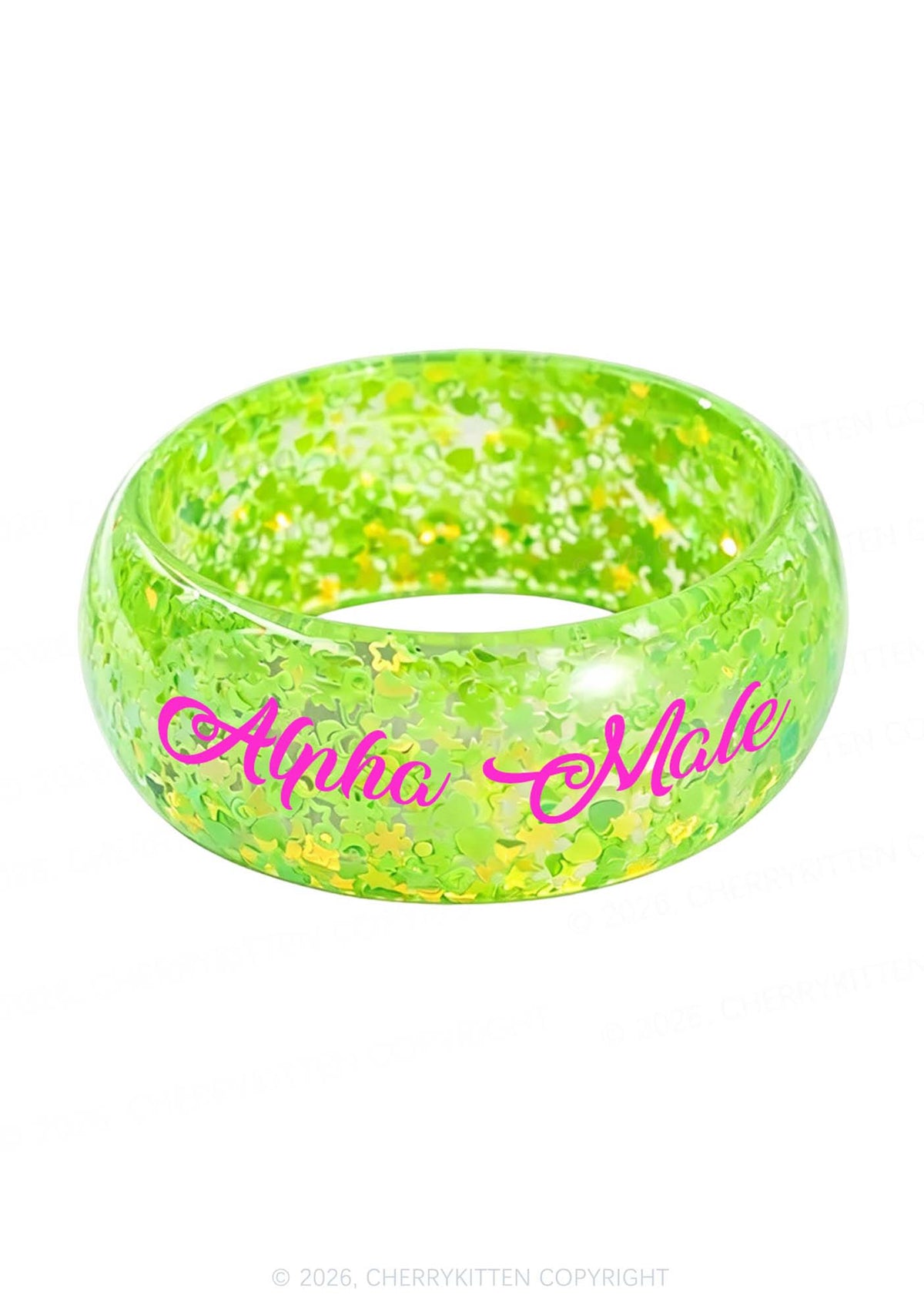 Alpha Male Y2K Cuff Bangle Cherrykitten