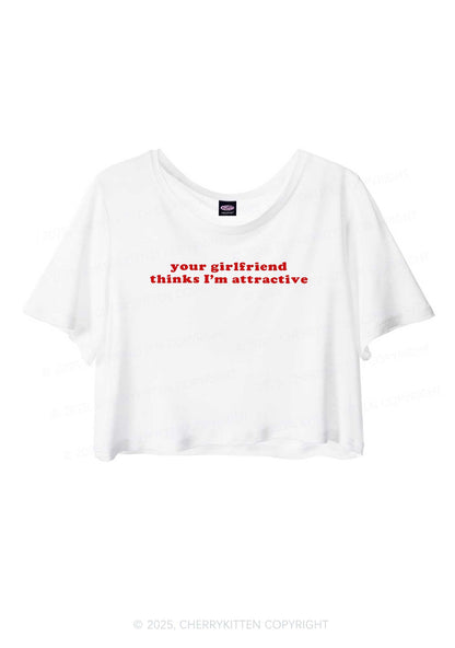 Im Attractive Pride Y2K Sheer Crop Tee Cherrykitten