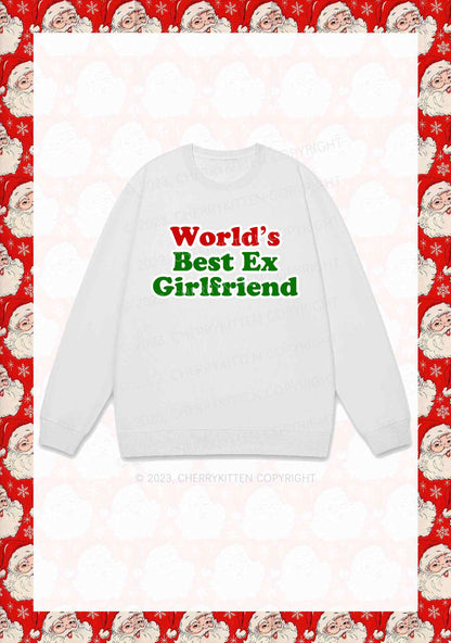 Best Ex Girlfriend Christmas Y2K Sweatshirt Cherrykitten