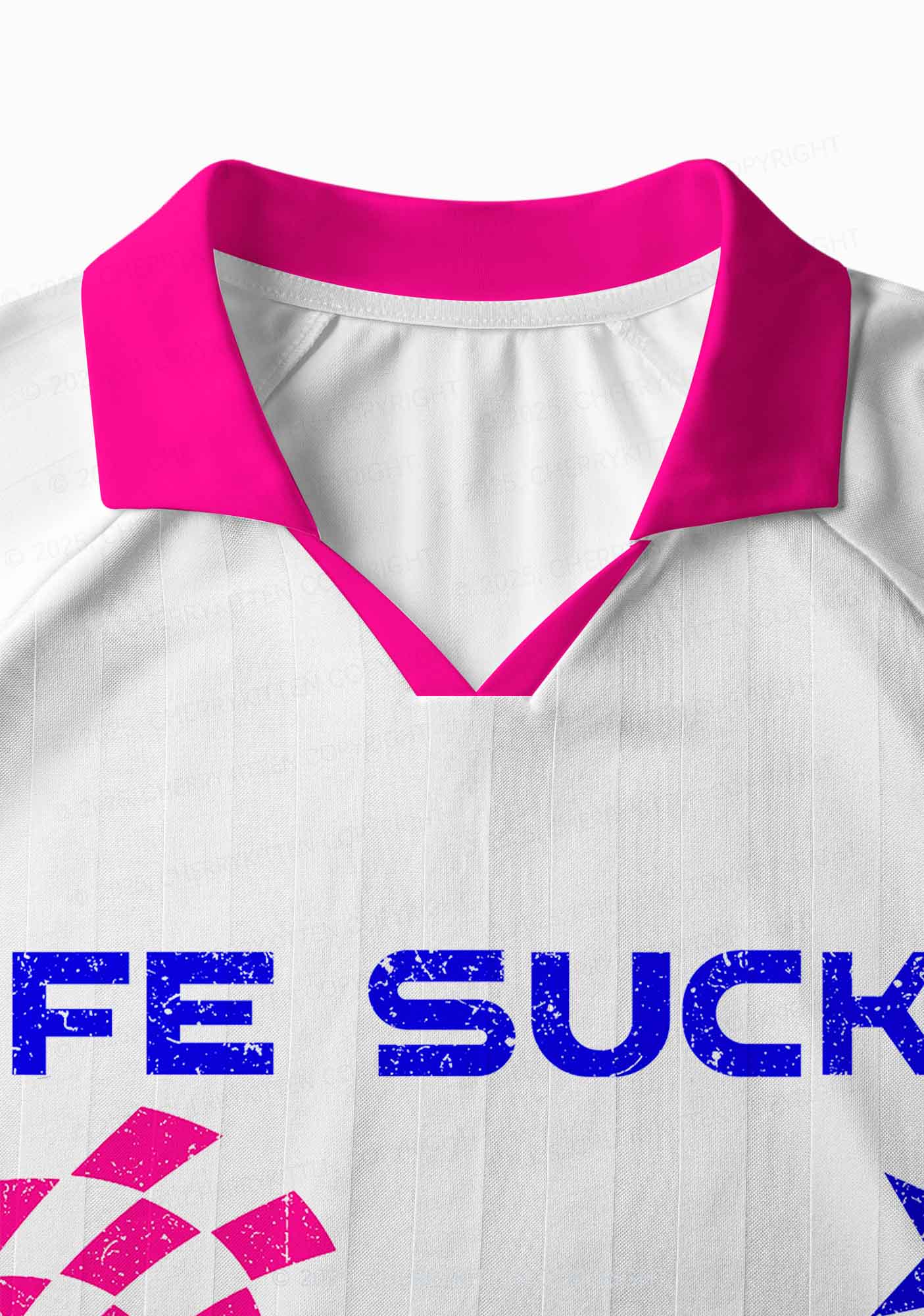 Custom Life Sucks Y2K Sport Long Sleeve Jersey Shirts Cherrykitten
