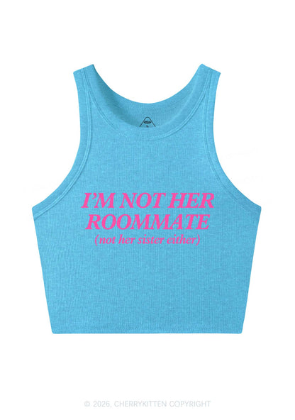 Im Not Her Roommate Pride Y2K Crop Tank Top Cherrykitten