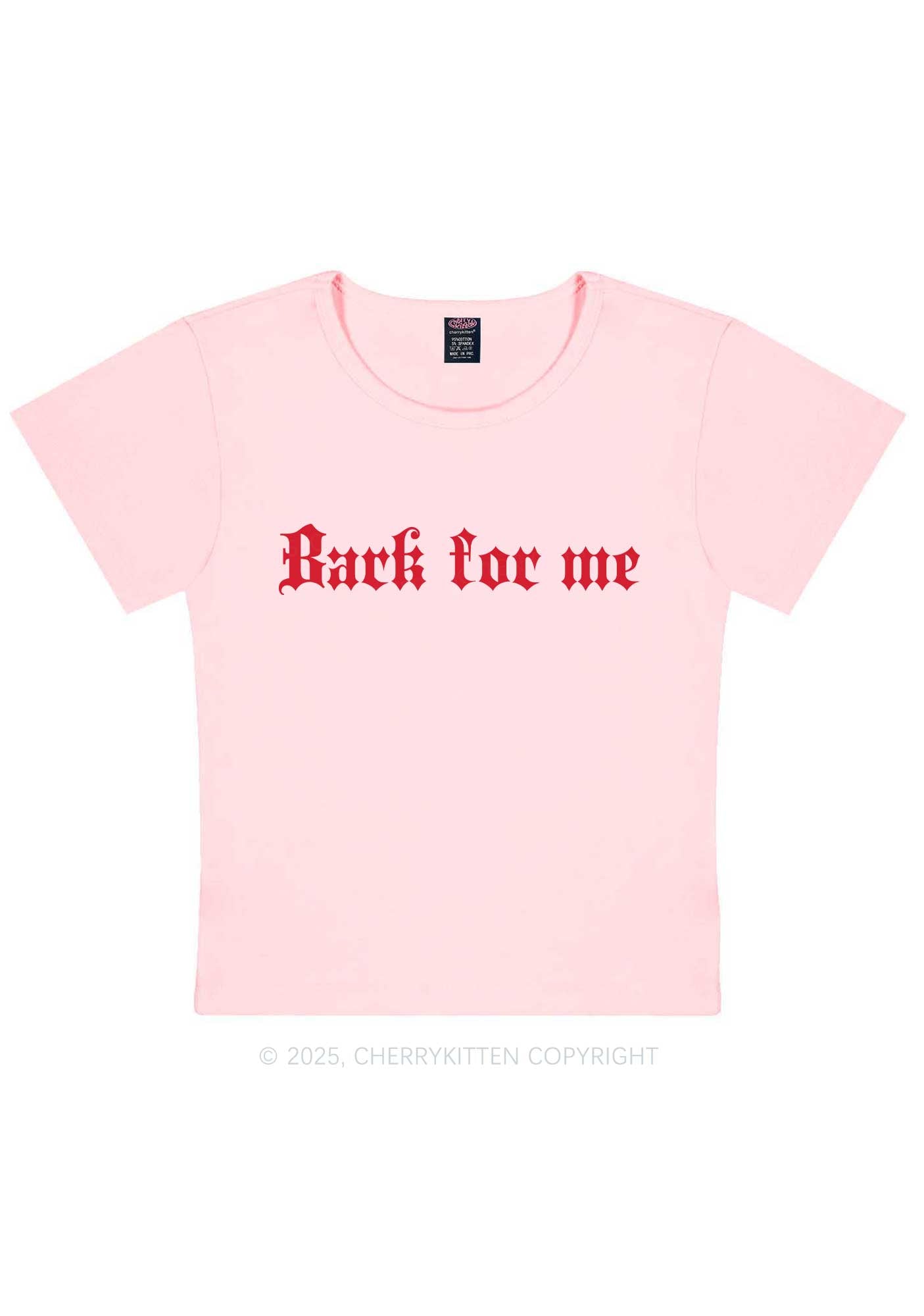 Bark For Me Y2K Baby Tee Cherrykitten