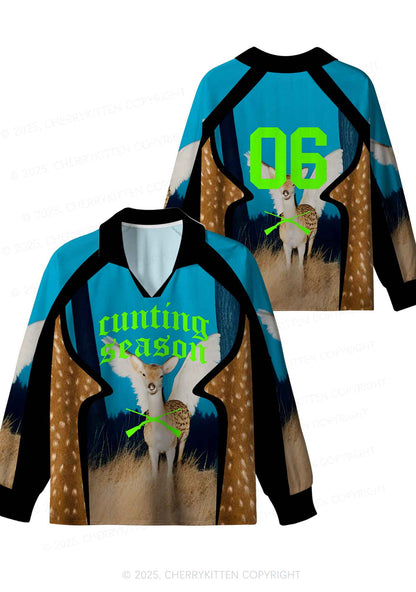Custom Deer Cxxting Season Y2K Sport Long Sleeve Jersey Shirts Cherrykitten